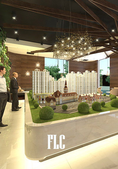  Thiết kế nội thất văn phòng sàn giao dịch bất động sản FLC