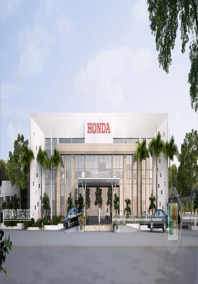  Thiết kế nội thất văn phòng cao cấp- Trung tâm sát hạch lái xe Honda